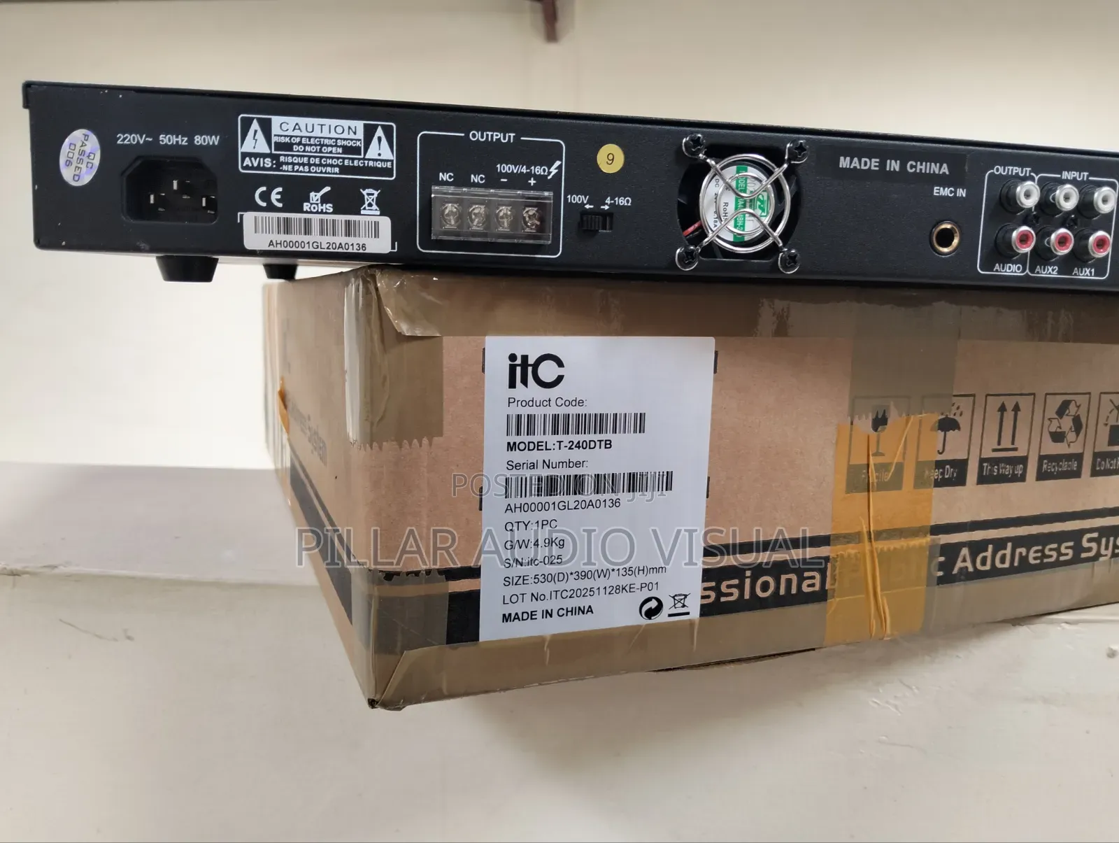 Available Affordable Amplifiers, the Itc T_240dtb Amp