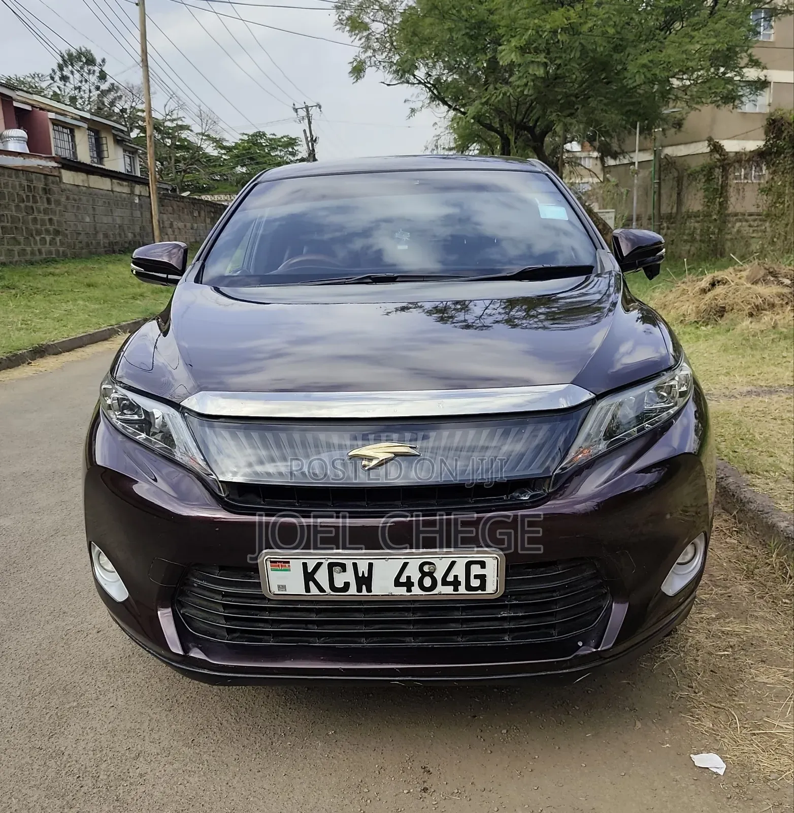 Toyota Harrier 2014 Maroon