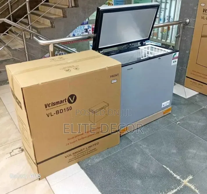 Volsmart 150l Deep Freezer – Energy Saving Chest Freezer, Fast Cooling