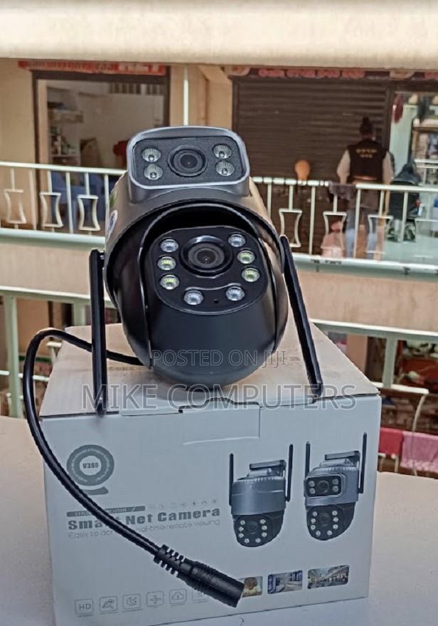 V380 Pro 3mp 4g Sim Card PTZ Security Electric Camera- Wide Angle Lens