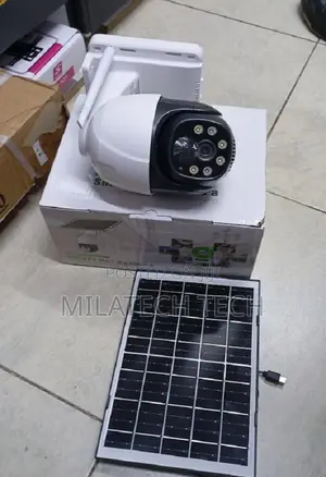 V380 4g Solar Camera Single Lens – Wireless Outdoor CCTV With Sim Card