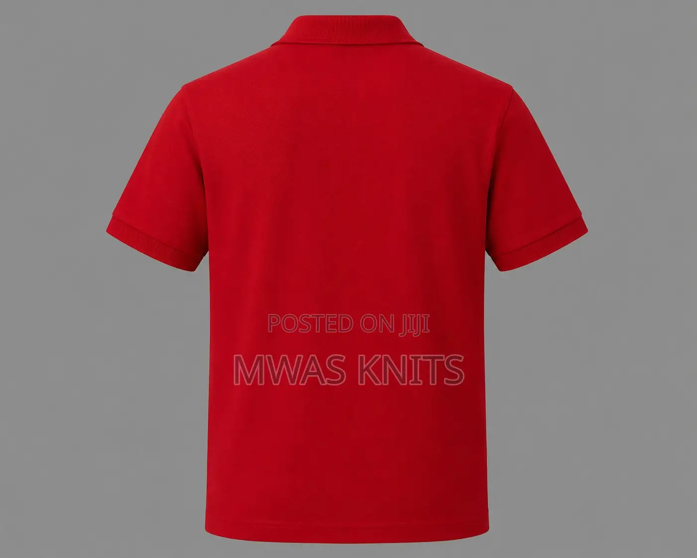 Red Plain Polo Tshirt Fashion