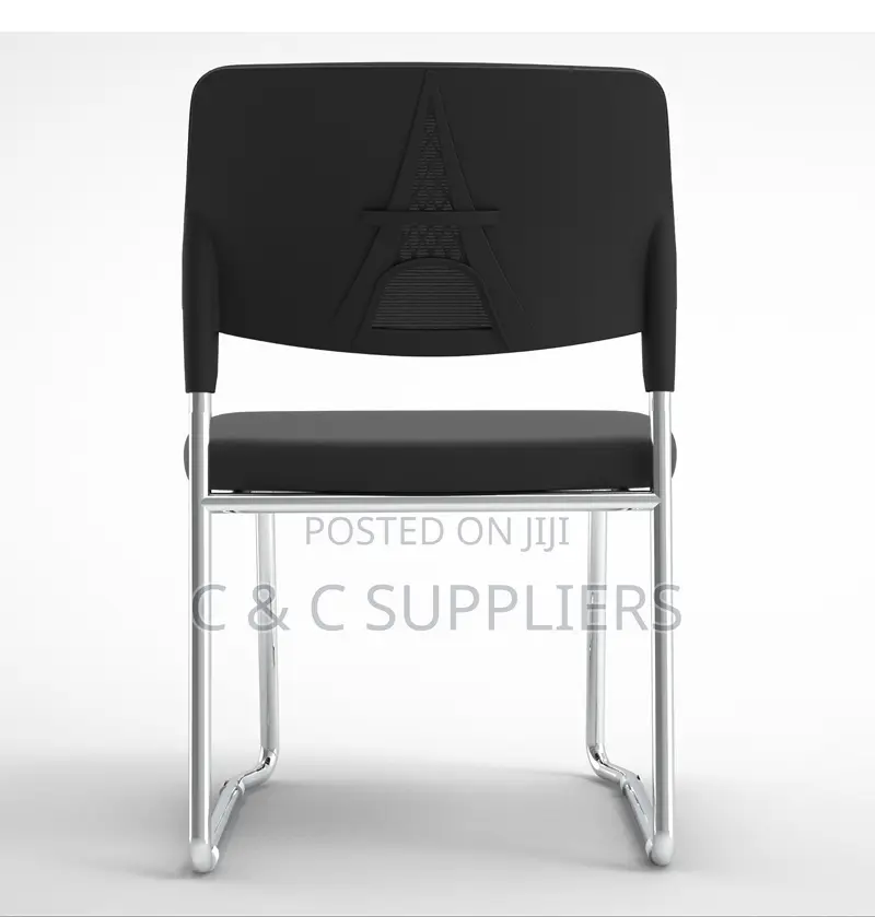 Medium Back Armless Reception Mesh Chair