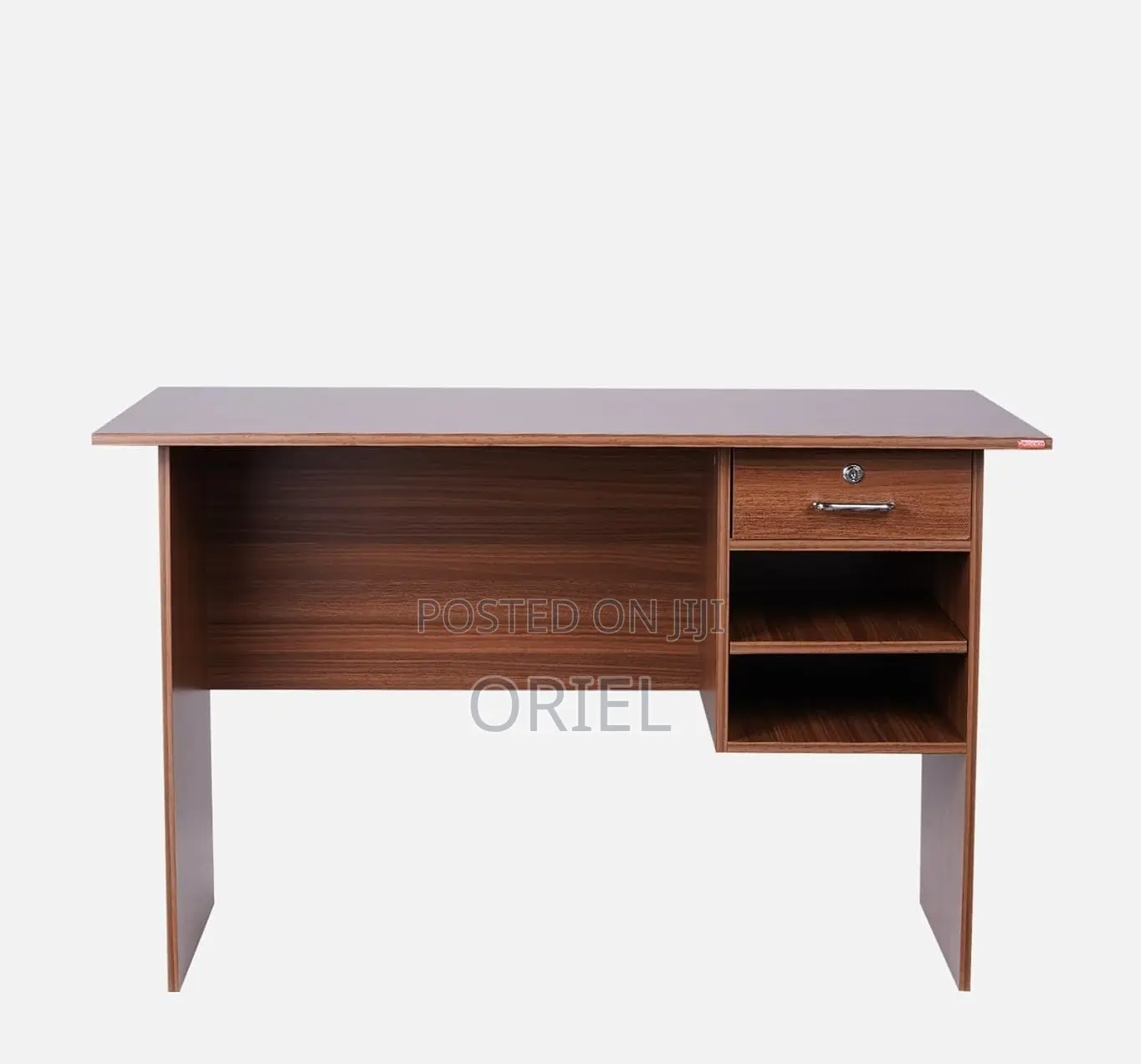 Office Desk : 900cm 2-Drawer Open Study Desk
