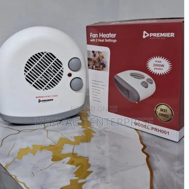 Premier 2000w Electric Fan Room Heater With 2 Heat Settings