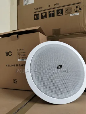Ceiling Speakers for Amplifier Connectivity Available, T_208 Itc