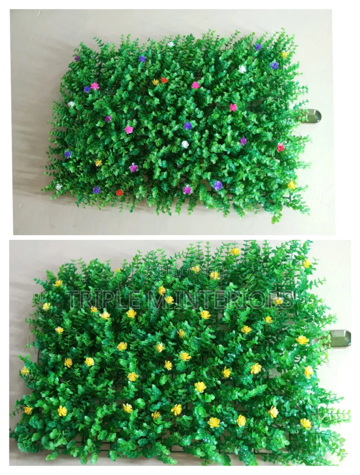 All Weather Floral Hedge Panel
