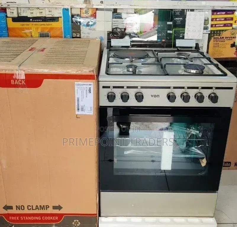 Von Cooker 60*60 3+1 Electric Oven,Cook Smarter With Dual Fuel