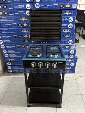 Electromate 3+1 Standing Cooker With Shelves