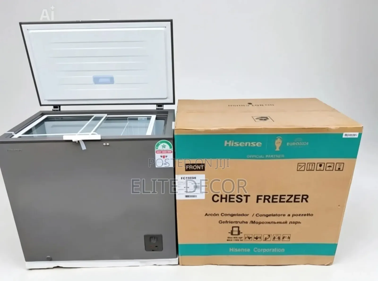 Hisense 300l Deep Freezer – Fast Freeze, Low Power Consumption,
