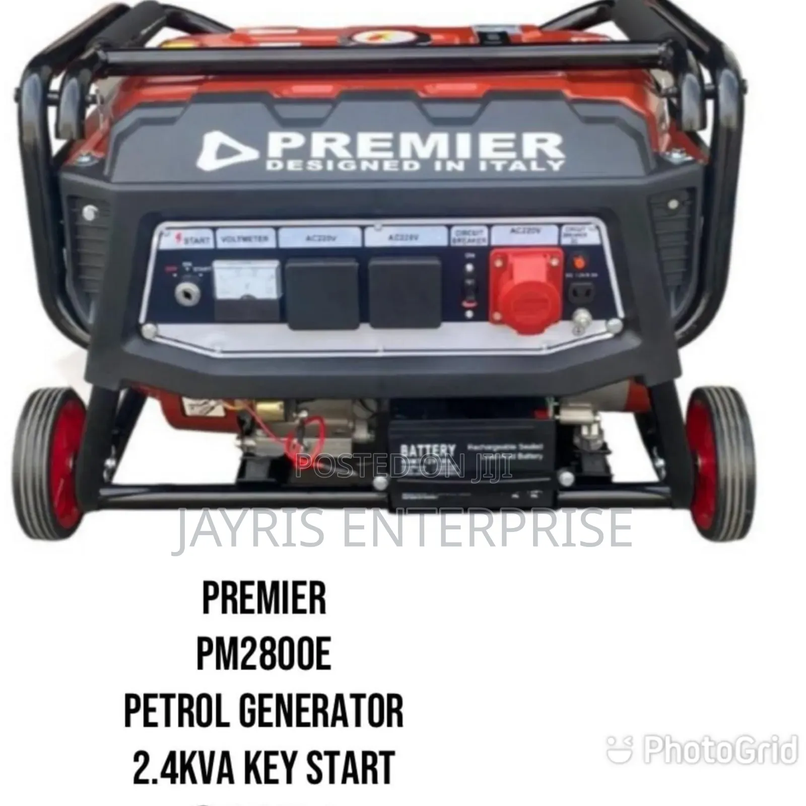 Premier 2.4kva Key Start Petrol Generator