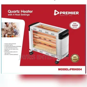 Premier Quartz Heater With 4 Heat Settings – Model Prh004