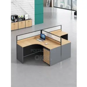 Office Workstation : 2-Way T-Shaped Modular Workstation