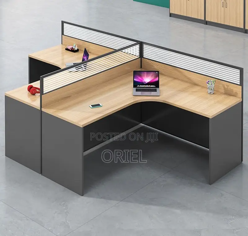 Office Workstation : 2-Way T-Shaped Modular Workstation