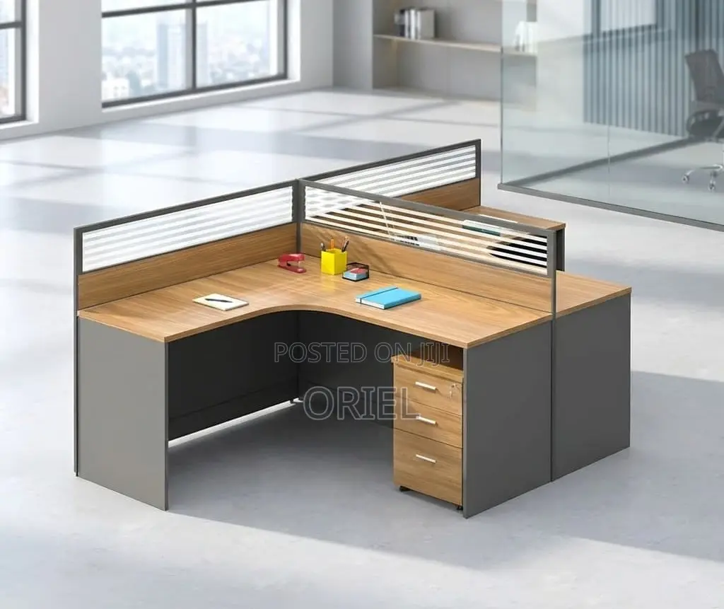 Office Workstation : 2-Way T-Shaped Modular Workstation
