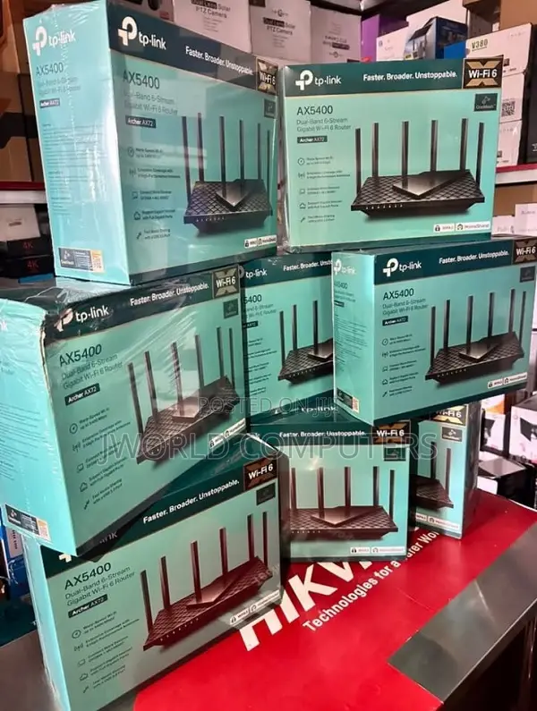 Tp-Link Tl-Archer Ax72 Ax5400 Router Dual-Band Gigabit Wi-Fi 6