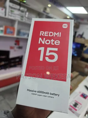 New Xiaomi Redmi Note 15 256 GB Black