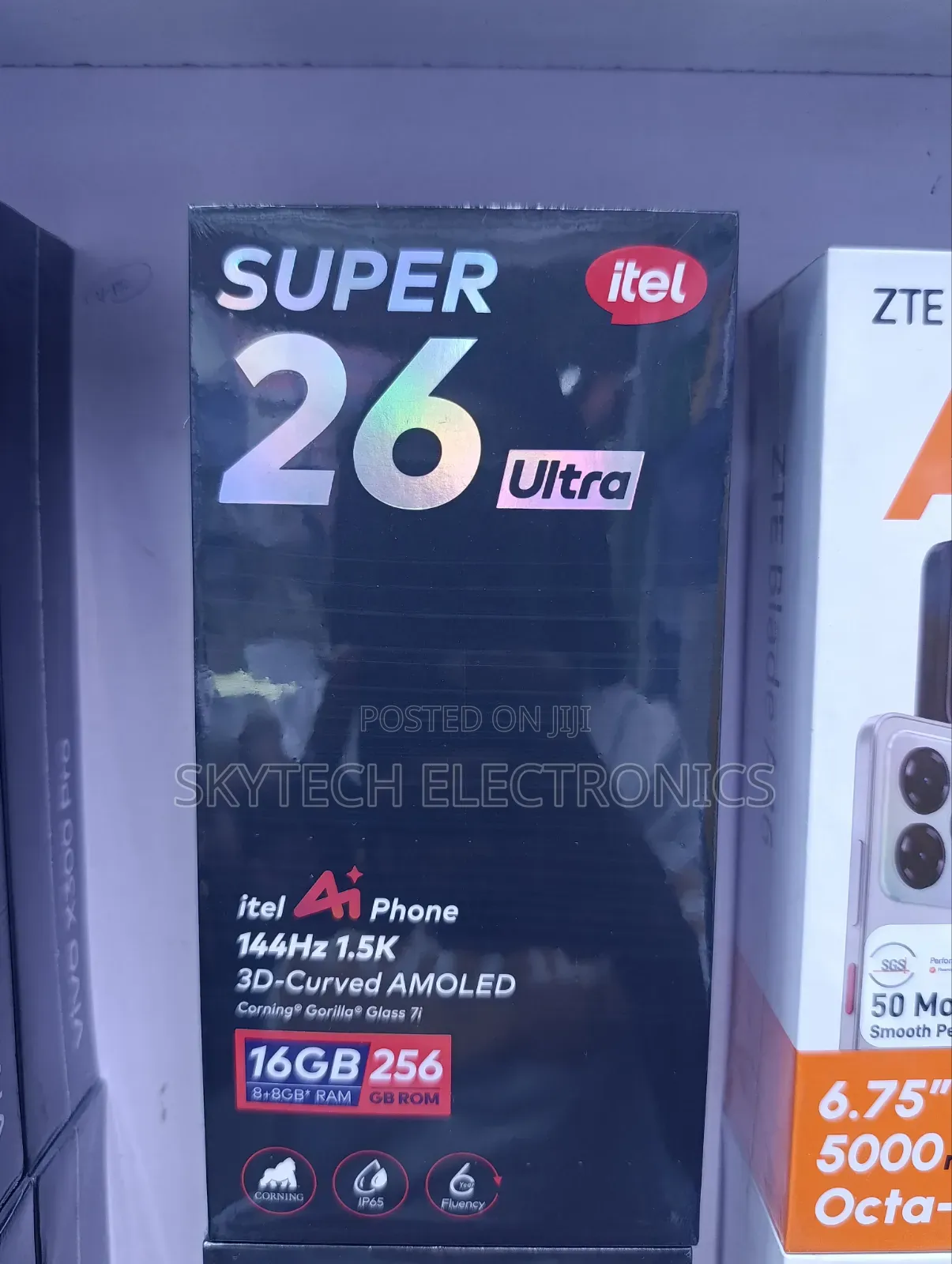 New Itel S26 Ultra 256 GB Gold