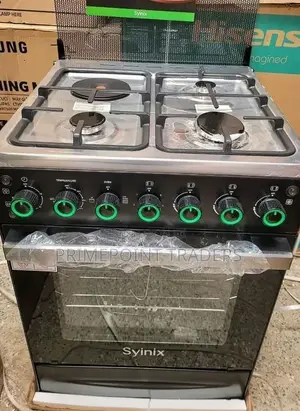 Syinix 60x60 3+1 Standing Cooker With Electric Oven