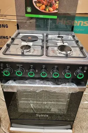 Syinix 60x60 3+1 Electric Oven Cooker,Power, Safety Precision in On
