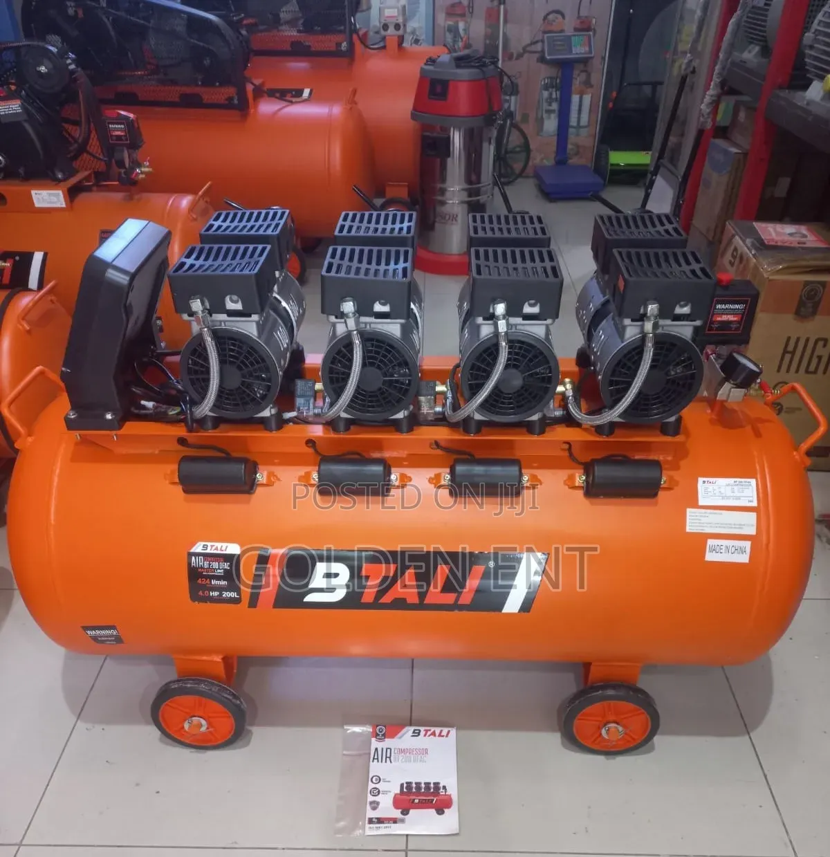 Btali 200l 4block Compressor/ Btali Silent Compressor