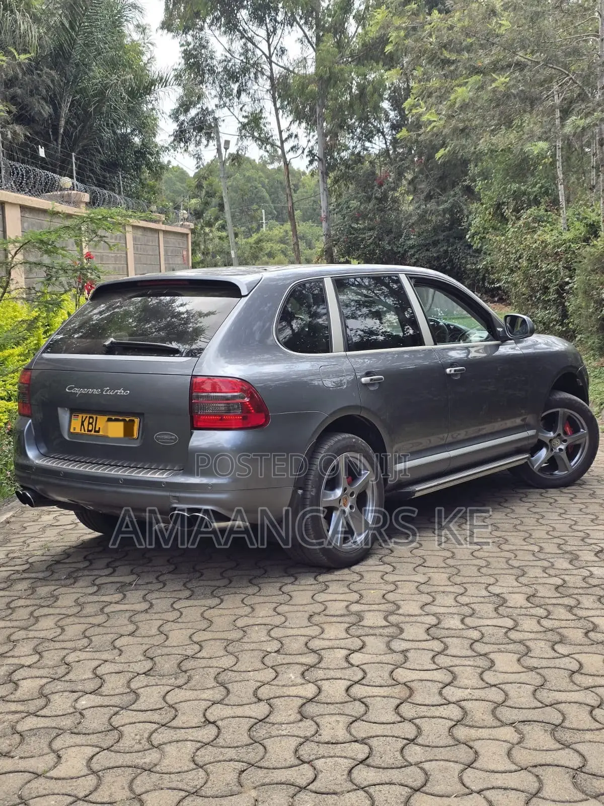 Porsche Cayenne Turbo 2005 Gray