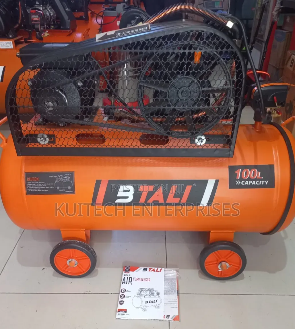 100l Air Compressor 3hp/ Electric Belt Driven Compressor