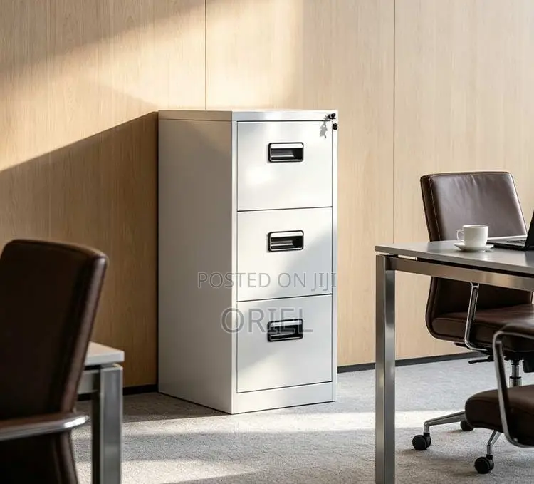 Office Cabinet : 3-Drawer File Cabinet