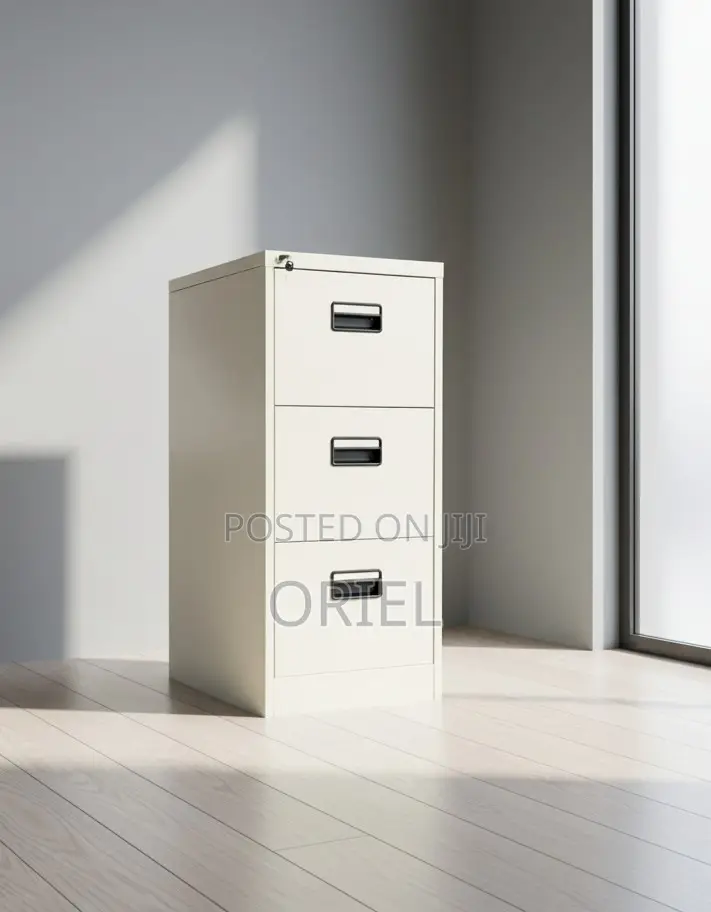 Office Cabinet : 3-Drawer File Cabinet