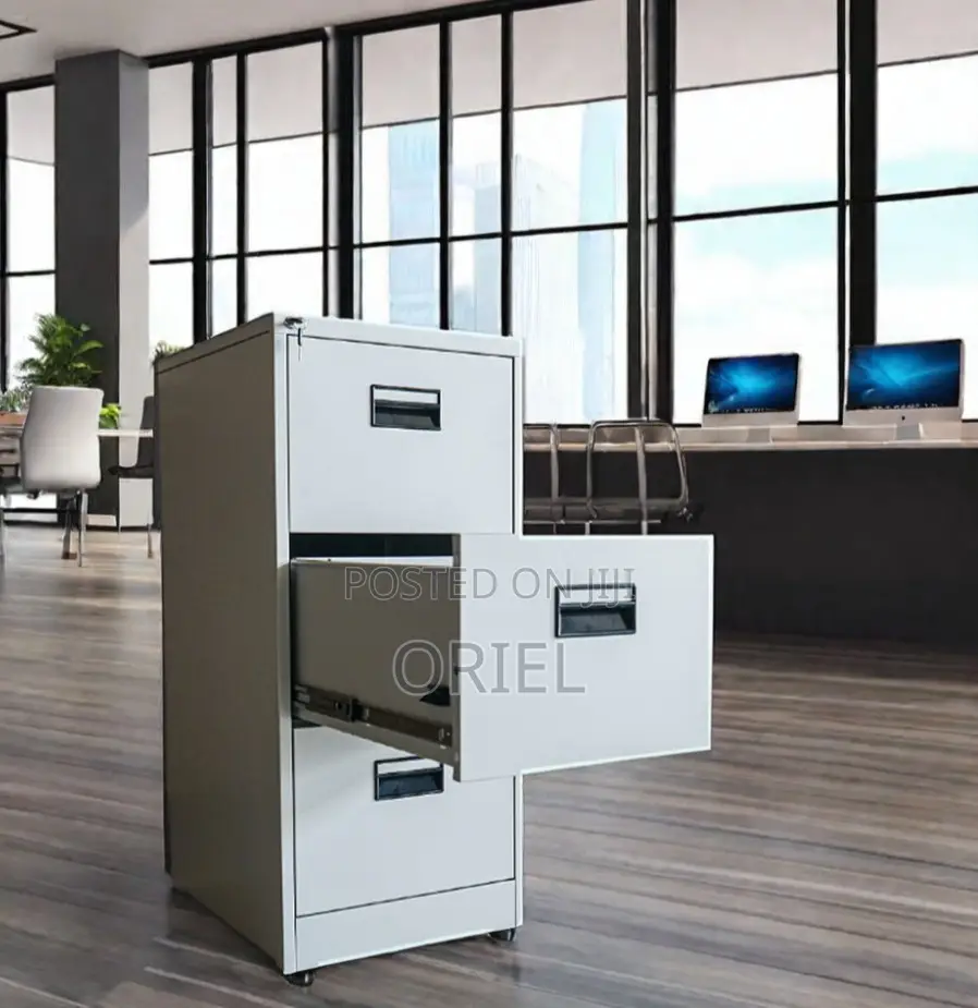 Office Cabinet : 3-Drawer File Cabinet