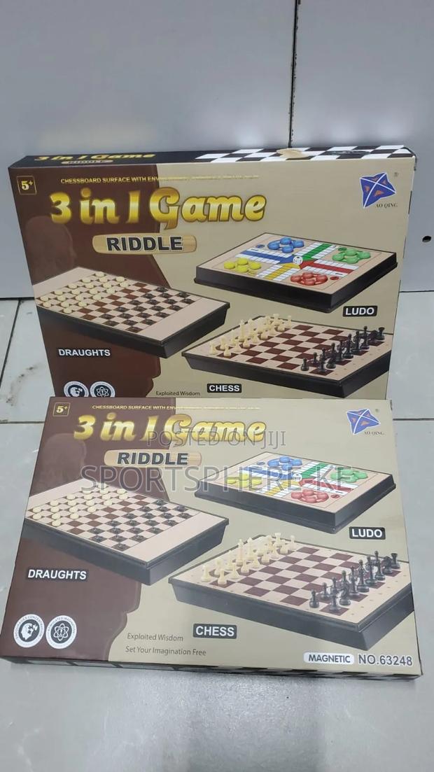 Chess 3 in 1 , Draughts (Checkers) £Ludo - main view