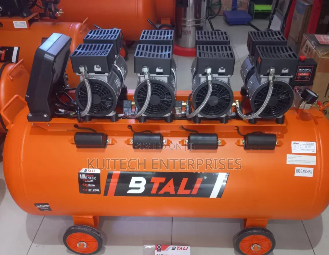 Electric Oil Free 4block Silent Compressor 200l Silent 4hp