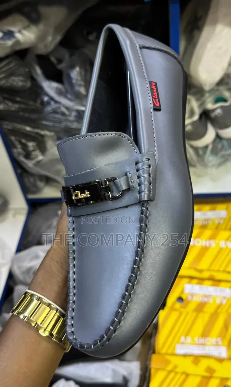 Quality Casual Leather Slip on Loafers With Rubber Sole