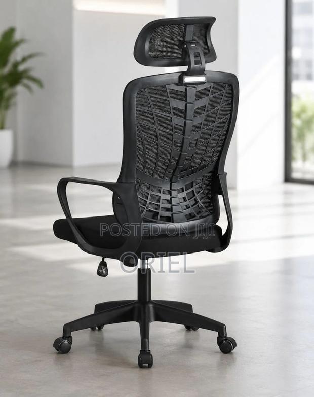 Office Chair : Mesh Back Executive Office Chair Ergonomic Design - thumbnail 9