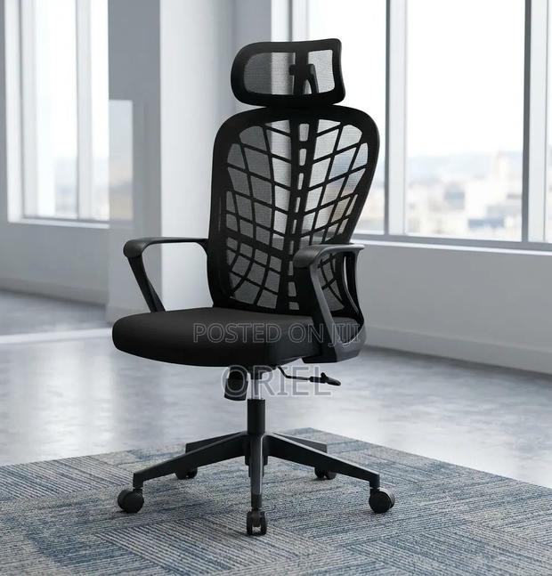 Office Chair : Mesh Back Executive Office Chair Ergonomic Design - thumbnail 11