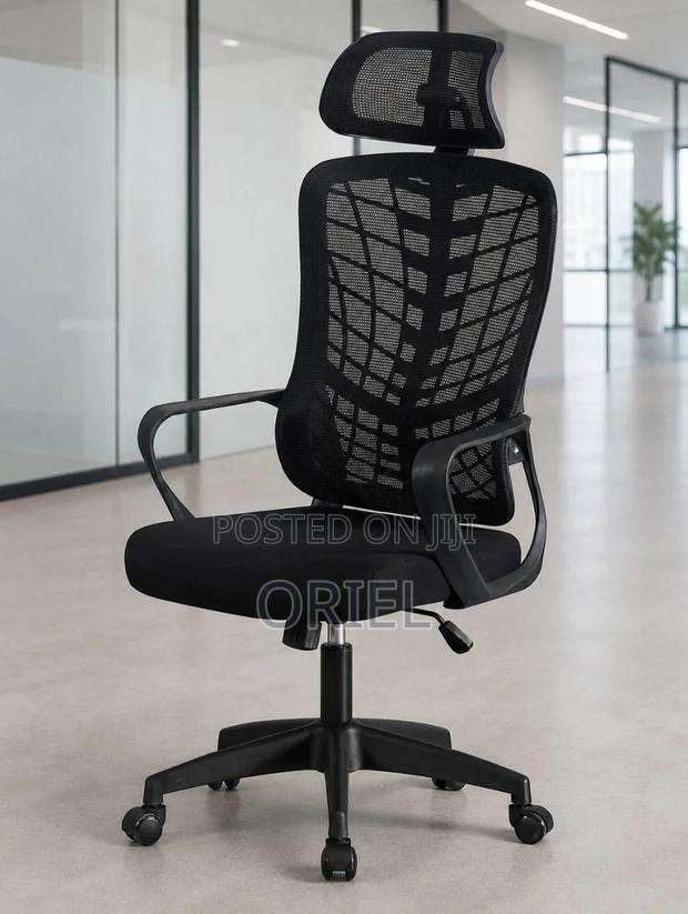 Office Chair : Mesh Back Executive Office Chair Ergonomic Design - thumbnail 12
