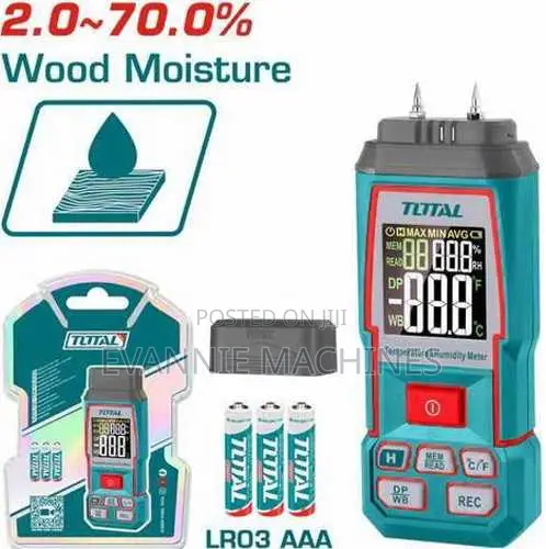 Total Tetwm031 Wood Moisture Meter 2~70%