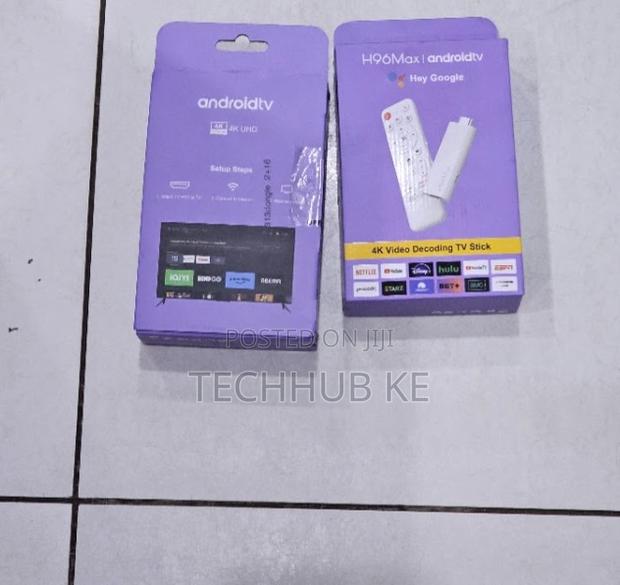 H96 Max Android 14 Tv Stick 2gb Ram, 16gb Storage, Support, White - thumbnail 2