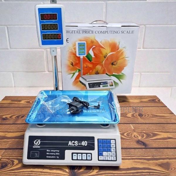 Strong Platform Acs 40 Upto 40kgs Computerized Electronic Weight Scale