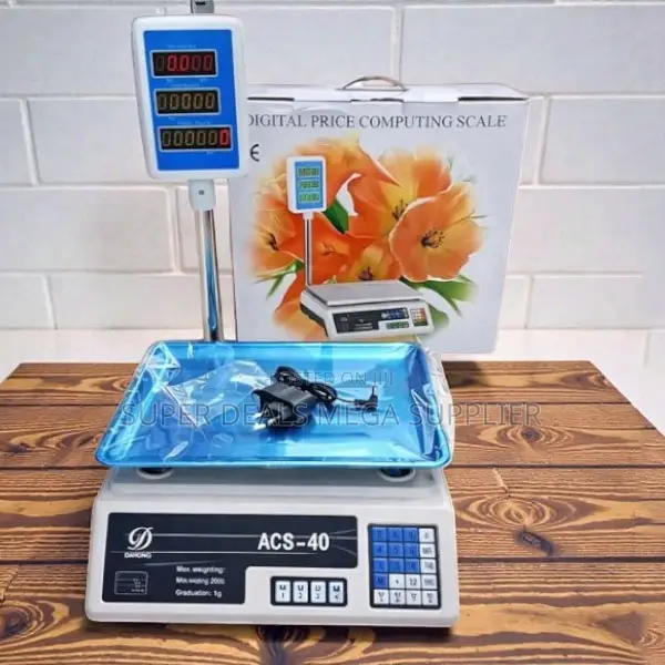 Strong Platform Acs 40 Upto 40kgs Computerized Electronic Weight Scale
