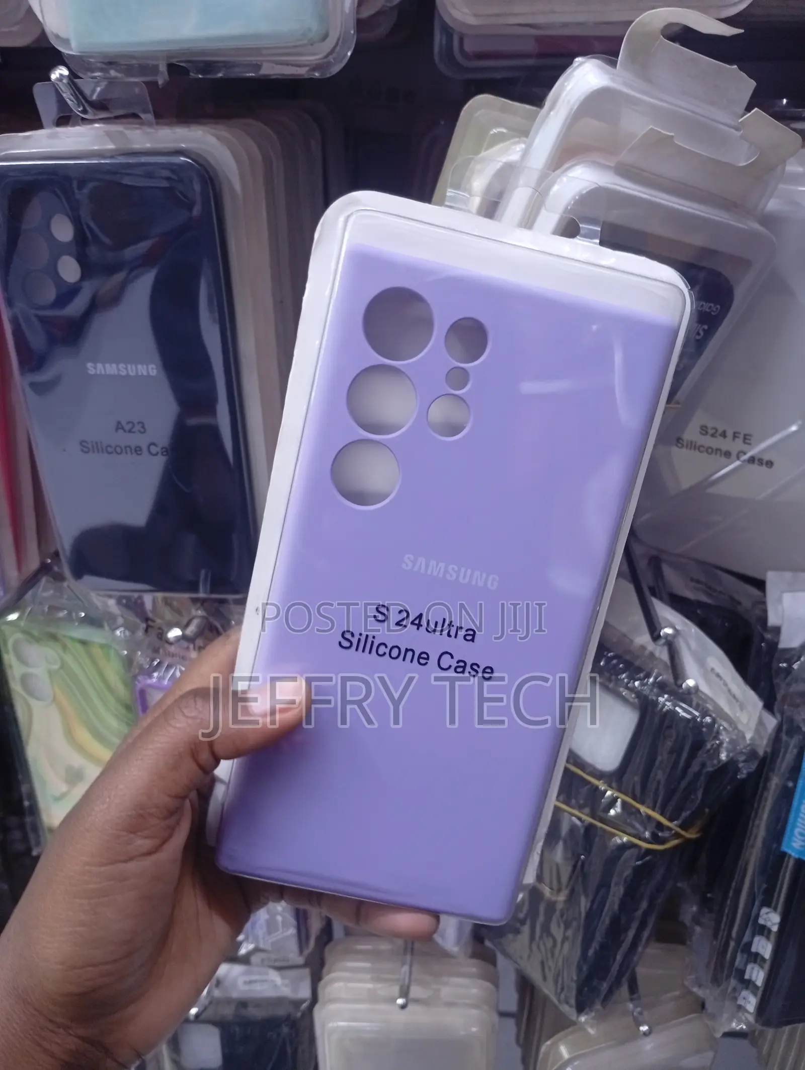 Samsung Galaxy S24 Ultra,Official-Style Lavender Silicone Case
