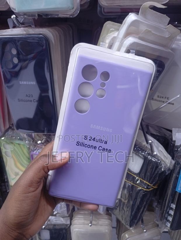 Samsung Galaxy S24 Ultra,Official-Style Lavender Silicone Case