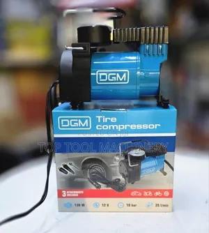 Portable DGM 12v Tire Compressor 130w
