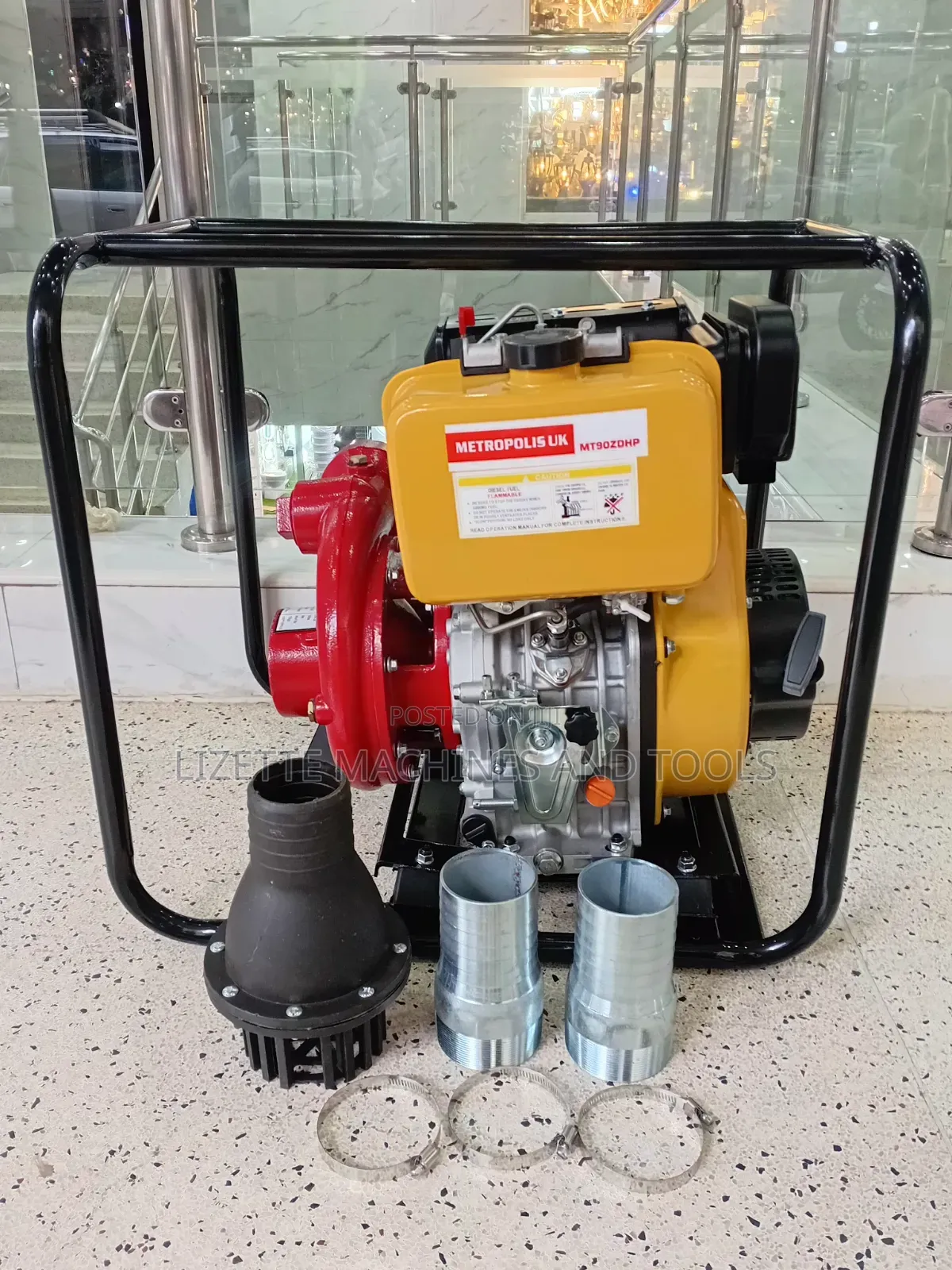 Metropolis 16hp High Pressure 3" Diesel Water Pump 100m Head