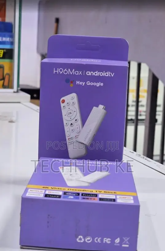 H96 Max Android Tv Stick Box With 5g Wifi 16gb Goole Voice Remote