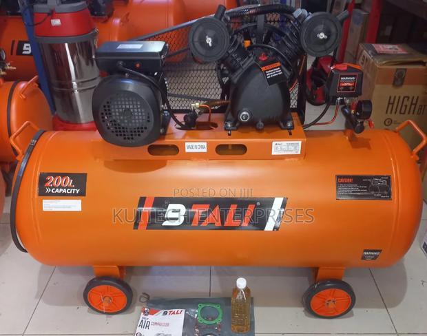 Electric Air Compressor/ 200l Belt Driven 2piston 3hp Compressor - main view