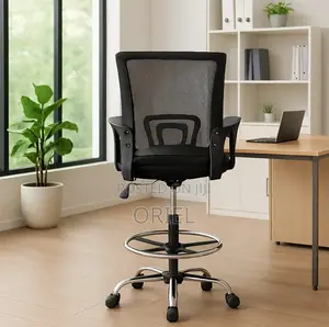 Office Chair : Adjustable Height Office Counter Chair