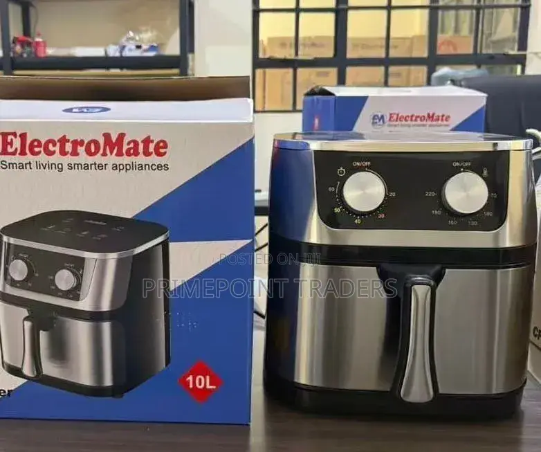Electromate 10l Air Fryer – Healthy, Fast Oil-Free Cooking
