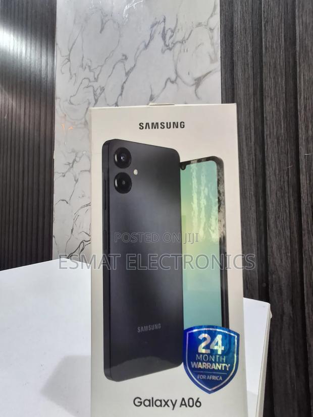 New Samsung Galaxy A06 128 GB Black - thumbnail 3