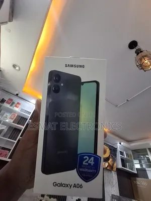 New Samsung Galaxy A06 128 GB Black